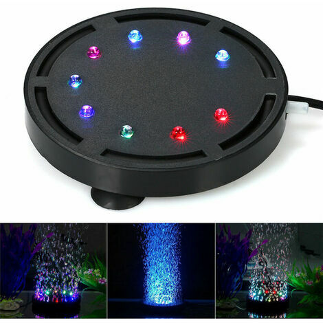 12 Multicolor Aquarium Bulle sous-marine Lumière sous-marine Nuit