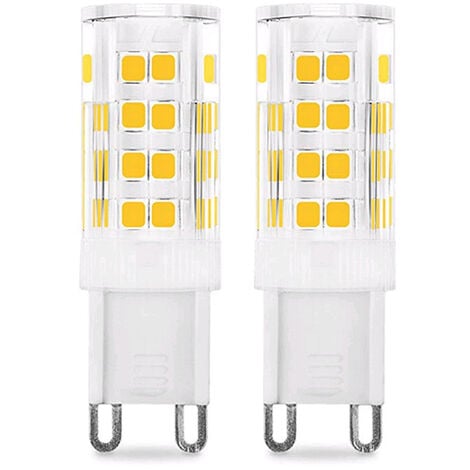 Ampoule LED G9 5W (Équivalent 50W Ampoules Halogènes), 450LM, 220V, Blanc  froid 6000K, AC100-240V, NON-Dimmable, Économie d'énergie, Base en