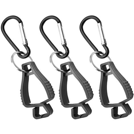 4 pièces Porte-gants Clip antidérapant Gant De travail Clip de