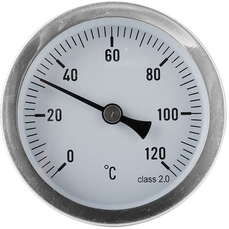 Thermomètre à aiguilles bimétal Pour systèmes de chauffage et