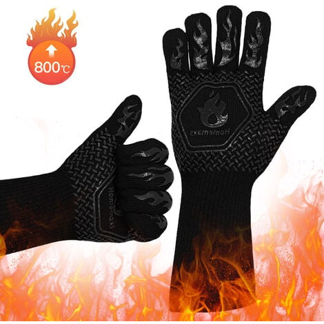 Une paire/2 pièces de gants de BBQ pour grillades, gants de four