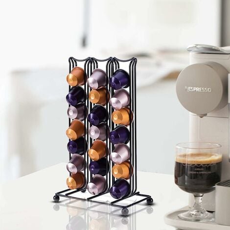 Distributeur capsules Nespresso Vertuo - 3 tiroirs