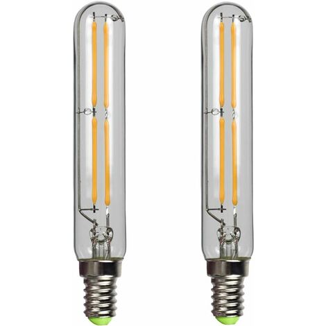 Lot de 2 ampoules LED filament E14 1.5W 180Lm 2700K - ST26 Frigo