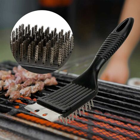 Brosse en acier inoxydable pour barbecue à triple brossage