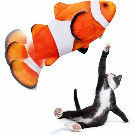 Jouet en forme de poisson souple pour chat et chien - Jouet