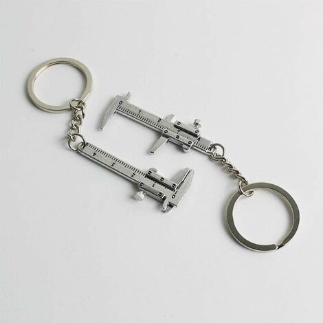 Nouveau Portable 0-4 cm Mini Pied à Coulisse Porte-clés Outils de
