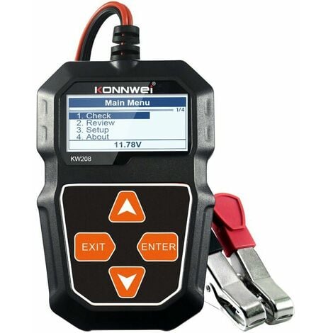 Testeur de charge de batterie de voiture 12V analyseur d'alternateur  automobile professionnel