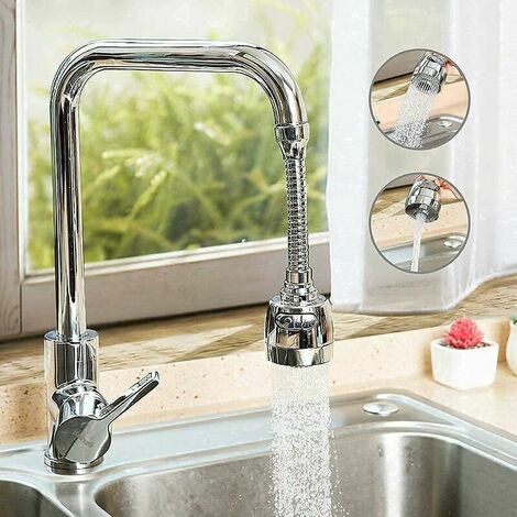 Tête de robinet de cuisine flexible - Tête de robinet à économie d'eau -  Tête de