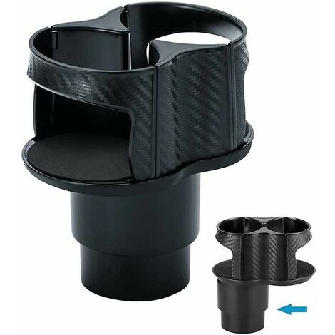 AVANT DOUBLE SUPPORT Eau Porte-gobelet Fibre de Carbone Pour BMW 3