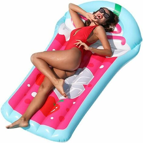 Matelas gonflable pour piscine - Avec filet - Portable - Pour l'été - En  maille - Pour la piscine - Pour adultes et enfants
