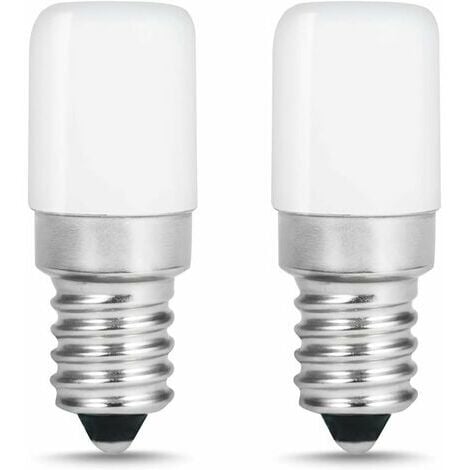 Lot de 2 ampoules LED filament E14 1.5W (equiv. 15W) 180Lm 2700K - ST26  Frigo / Machine à coudre