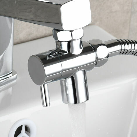 Répartiteur de robinet d'inverseur de valve d'évier en laiton pour cuisine  ou salle de bain, adaptateur de robinet
