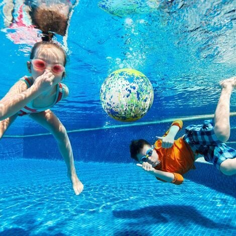 Autre accessoire pour piscine Jouets de piscine Boule d'eau, balles de  piscine de 22cm avec