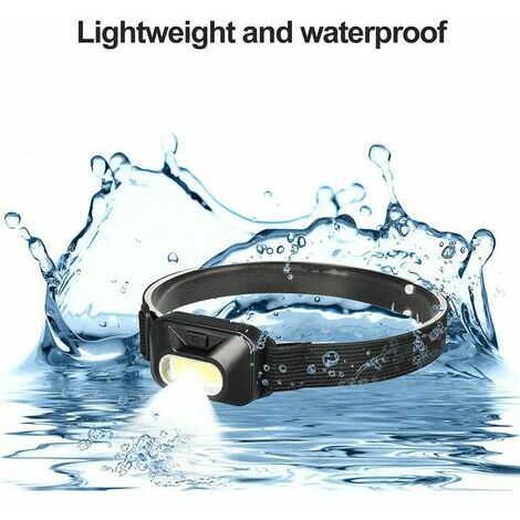 Lampe frontale LED, Lampe frontale étanche à l'eau