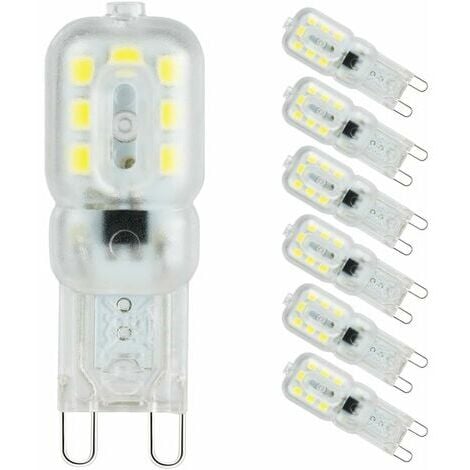 Ampoule Led G9 Lampe, Blanc Froid , G9 LED 3W , AC 220-240V - Angle du  faisceau 360