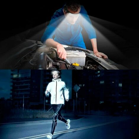 lampe frontale led rechargeable Usb Running Sport Hiver Éclairage