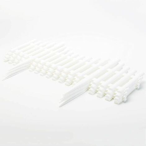 Clôture de jardin, plastique blanc Edgings Plante Gazon/pelouse