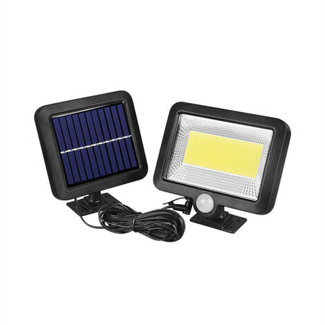 120led lampe solaire extérieur avec detecteur de mouvement, lampe