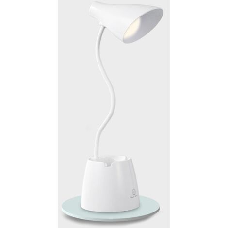 CCYKXA LED Lampe de Chevet Tactile avec 3 Niveaux de Lumière Blanc Chaud  Lampe de Table
