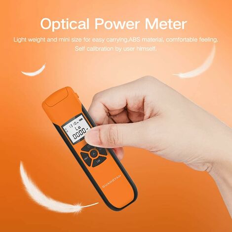 Photometre Fibre Optique Mini,Carivent Mètre de Puissance Optique