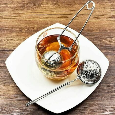 Pince à thé inox 18.5 cm de diam 6 cm