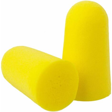 Bouchons D'oreille jaune Souple Anti Bruit réutilisable Sommeil