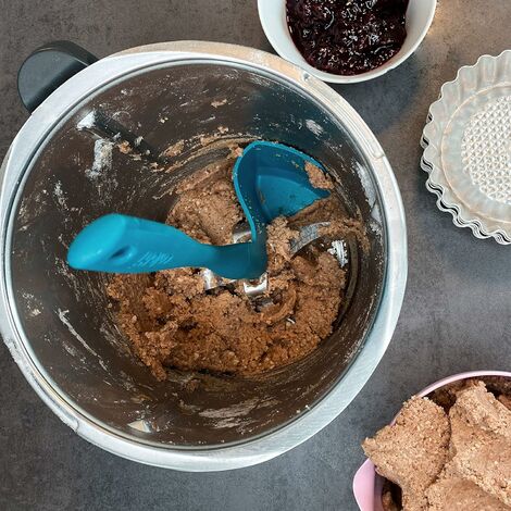 Calotti Spatule tournante pour Thermomix pour la récupération, le retrait  et la séparation en portions des aliments