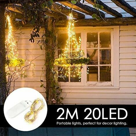 Lumière De Branche De Rotin Usb 144led, Mariage De Vacances