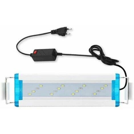 48W LED Éclairage d'aquarium Simulateur de lumière du jour Blanc +