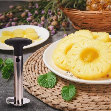 Coupe Ananas Inox - Ustensile Cuisine - Coupe Fruit - Gadgets de