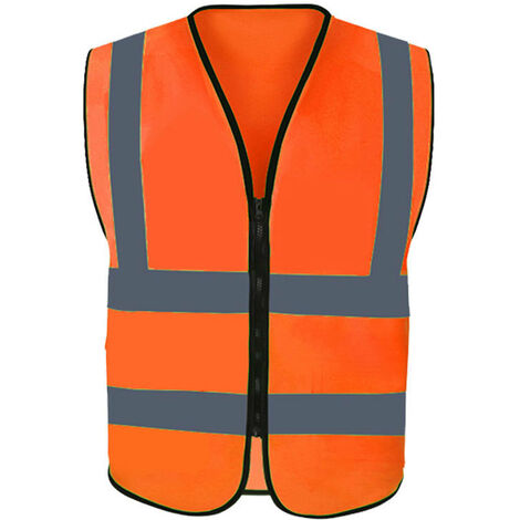 Veste de sécurité haute visibilité avec bandes réfléchissantes