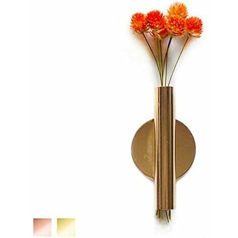Vase en Verre Transparent Mural Forme de Conique pour Plante Fleur