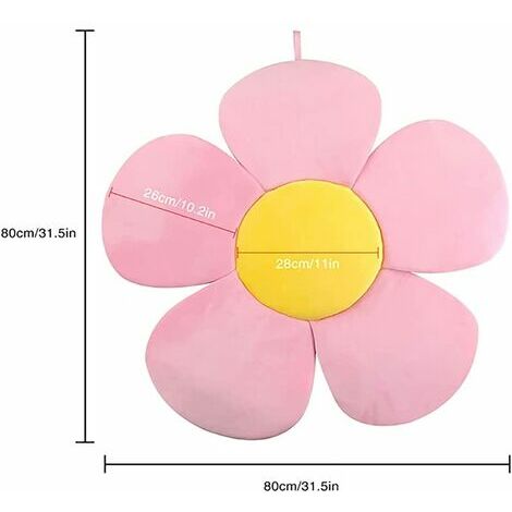 Tournesol fleur pad bébé douche bain poche coussin bain bébé sécurité  pétale pad bain pad 80cm 