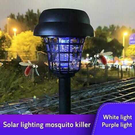 GARLAM : Lampe de Jardin Solaire Anti-Moustiques Rechargeable