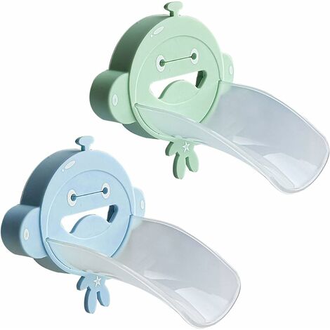 Robinet Extender Enfant, 3PCS Extension Robinet Enfant, Faucet Extender,  Évier Poignée Extension,Starlight Rose/Bleu/Vert