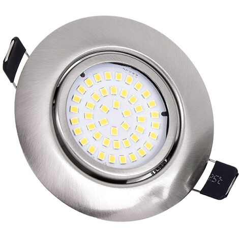 Led Atomant SL - Spot LED encastrable rond plat 24W 2200lm Coupe 280mm Blanc froid 6500K - Lot de 2 u. - Blanc froid 6500K