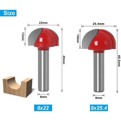 1 X 6mm Tige Fraise Bois Sculpture Modèle Garniture Droit Fin Fraisage  Coupeur