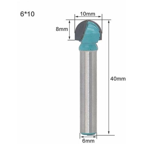 YIDOMDE Fraise à bois CNC 3D en acier tungstène 1Pc Fraise à