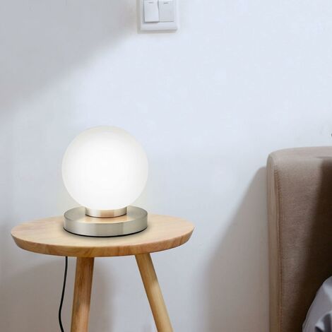 Lampe de chevet tactile à 3 intensités, lampe de table avec fonction tactile,  lampe de lecture, éclairage de chambre à coucher, chambre de bébé, 3  niveaux de luminosité
