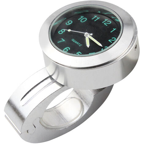 Montre d'horloge de Guidon de Moto étanche,Horloge Digitale Velo, Universel  7/8 -1 Horloge