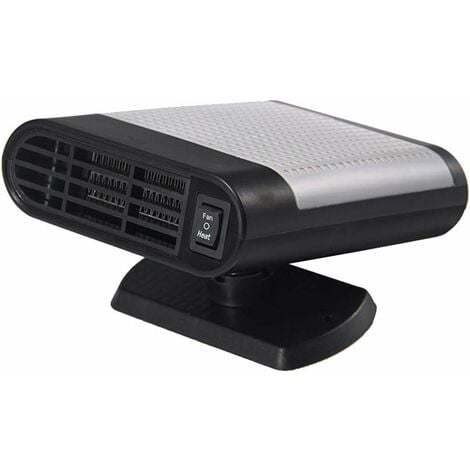 Chauffage portable pour pare-brise de voiture - 12 V - Mini ventilateur de  refroidissement - Dégivrage - Pour voiture