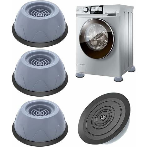 Amortisseurs de machine à laver, 4 tapis anti-vibration pour machine à laver,  patins pour pied