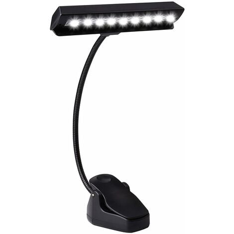 Lampe de Lecture clip 9 LED USB lampe de voyage à piles , Cou