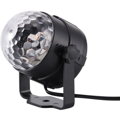 Gvoo Lampe de Scène, 360° Rotative Boule Disco Jeux de Lumière 5W Ampoules  LED 7