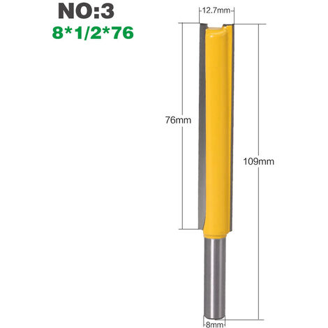 8pcs 3/4/5/6/7/8/9/10mm HSS Alésoir de Serrage Machine en Acier de Haute  Vitesse Alésoir de Tige Droite Outil de Coupe，SEMAket