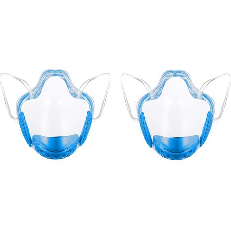 Durable Masque Visage Combinez Masque en Plastique Transparent