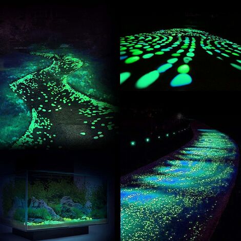 Acheter 100 pièces pierres lumineuses pour décorations Aquarium pierre  lumineuse intérieur extérieur Zen jardin galets