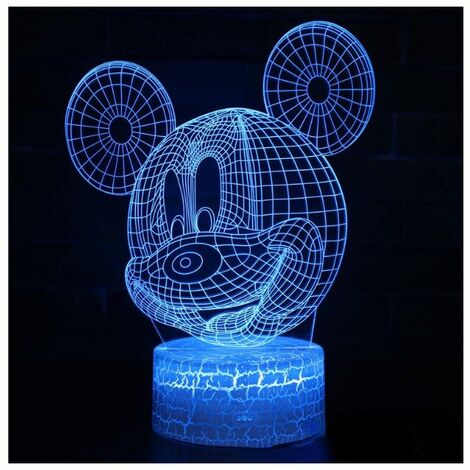 Veilleuse 3D tactile Disney Mickey • Veilleuse
