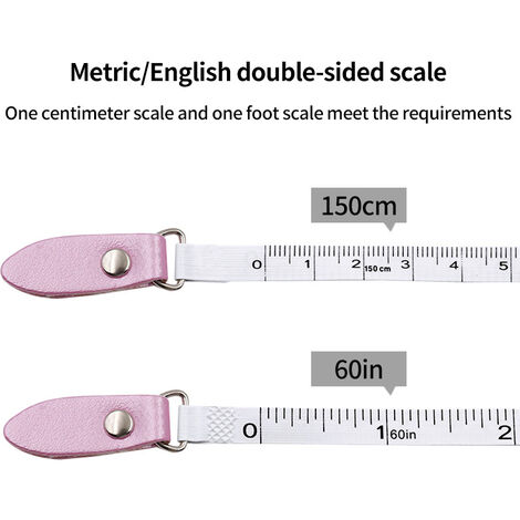 Lot de 3 rubans à mesurer rétractables, petit ruban à mesurer avec porte-clés,  mini ruban à mesurer avec échelle métrique et en pouces