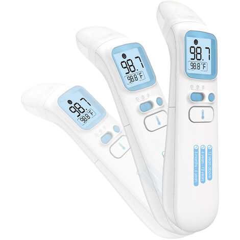 Thermomètre frontal médical sans contact et thermomètre auriculaire  Thermomètre infrarouge numérique